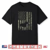 Frenchton Dad French Bulldog Boston Terrier Camo Usa Flag Shirt
