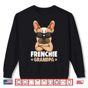 Sweatshirt Mens French Bulldog Grandpa Frenchie Dog Shirt
