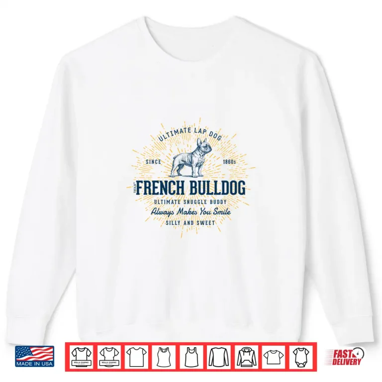 Sweatshirt Retro French Bulldog Vintage Shirt