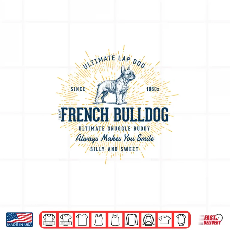 Design Retro French Bulldog Vintage Shirt