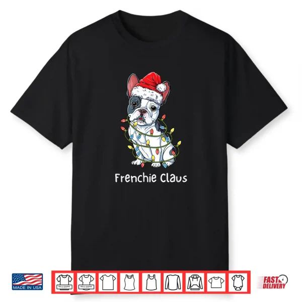 Santa French Bulldog Xmas Pajamas Funny Frenchie Christmas Shirt
