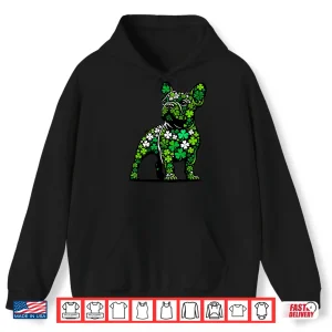 Hoodie St Patricks Day Dog Themed Women Men French Bulldog Lover Shirt