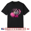 In October We Wear Pink Breast Cancer Awareness Black Women Shirt