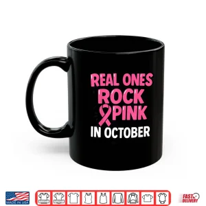 Mug In October We Wear Pink Breast Cancer Shirt