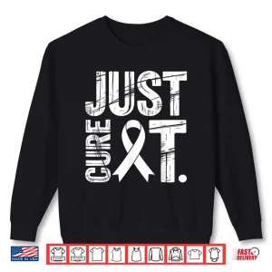 Sweatshirt Just Cure It Pink Ribbon Breast Cancer Awareness Shirt