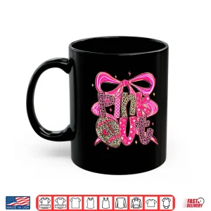 Mug Pink Out Breast Cancer Football Coquette Bow Shirt