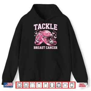Hoodie Tackle Breast Cancer Awareness American Football Shirt