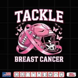 Design Tackle Breast Cancer Awareness American Football Shirt