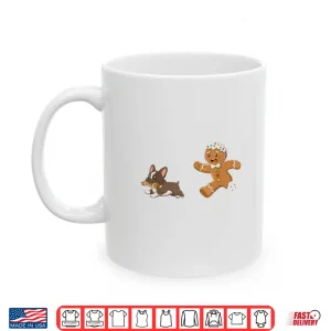 Mug Dog Mom Shirt Gingerbread Chasing French Bulldog Christmas Shirt