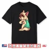 French Bulldog Dog I Love Mom Tattoo Lover Funny Gift Shirt