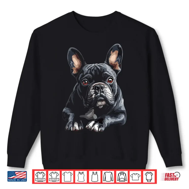 French Bulldog Dog Motif Pet Illustration French Bulldog Shirt 2 Sweatshirt French Bulldog Dog Motif Pet Illustration French Bulldog Shirt