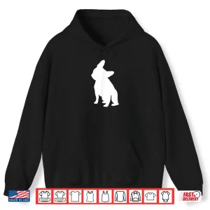 Hoodie French Bulldog Head Tilt Tshirt Frenchie Head Tilt Tee