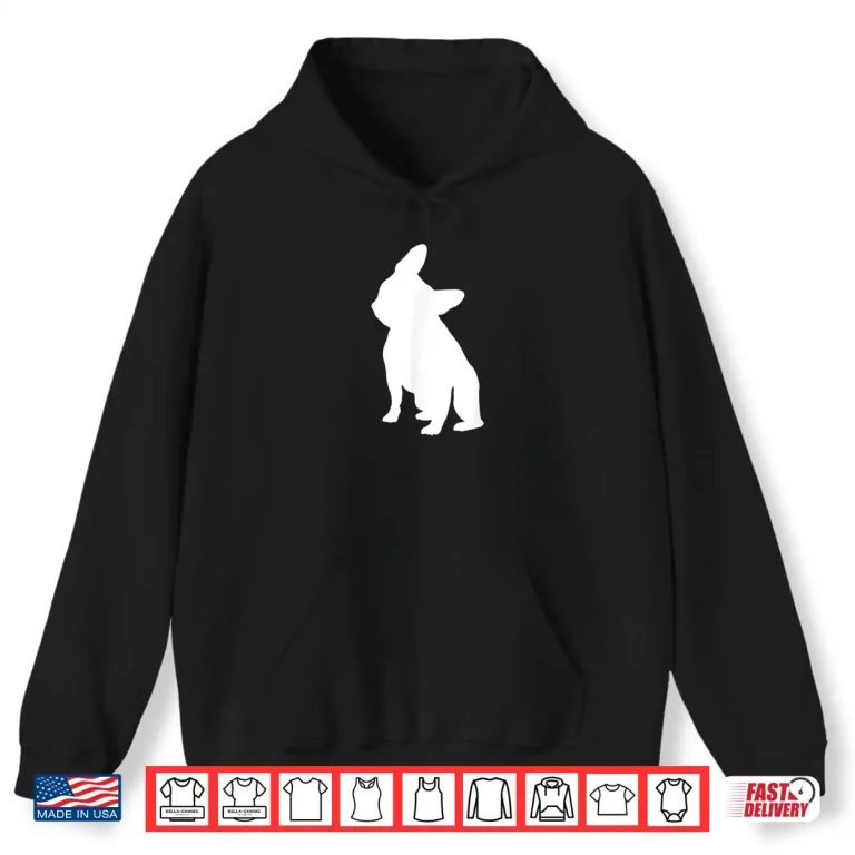 Hoodie French Bulldog Head Tilt Tshirt Frenchie Head Tilt Tee