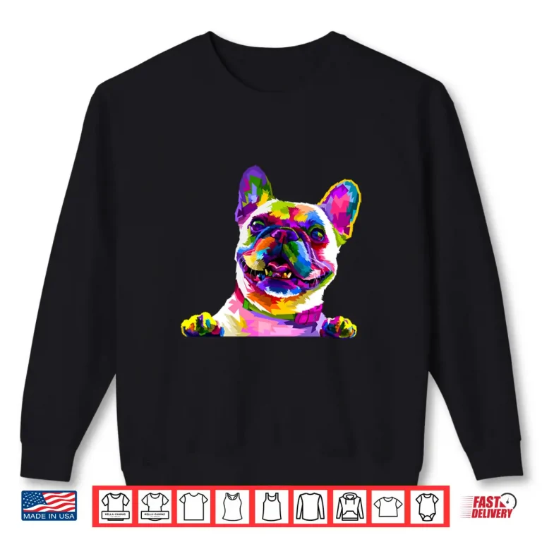 Sweatshirt Frenchie French Bulldog Pop Art Portrait Bouledogue Shirt