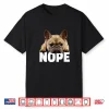 Nope Lazy French Bulldog Frenchie Dog Lover Gift Shirt