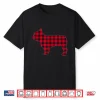 Red Plaid French Bulldog Dog Lover Matching Christmas Pajama Shirt