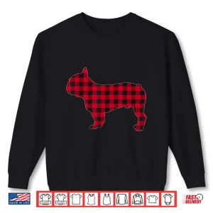 Red Plaid French Bulldog Dog Lover Matching Christmas Pajama Shirt 2 Sweatshirt Red Plaid French Bulldog Dog Lover Matching Christmas Pajama Shirt