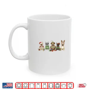 Mug Xmas French Bulldog Dogs Christmas Lights Frenchie Dog Lover Shirt