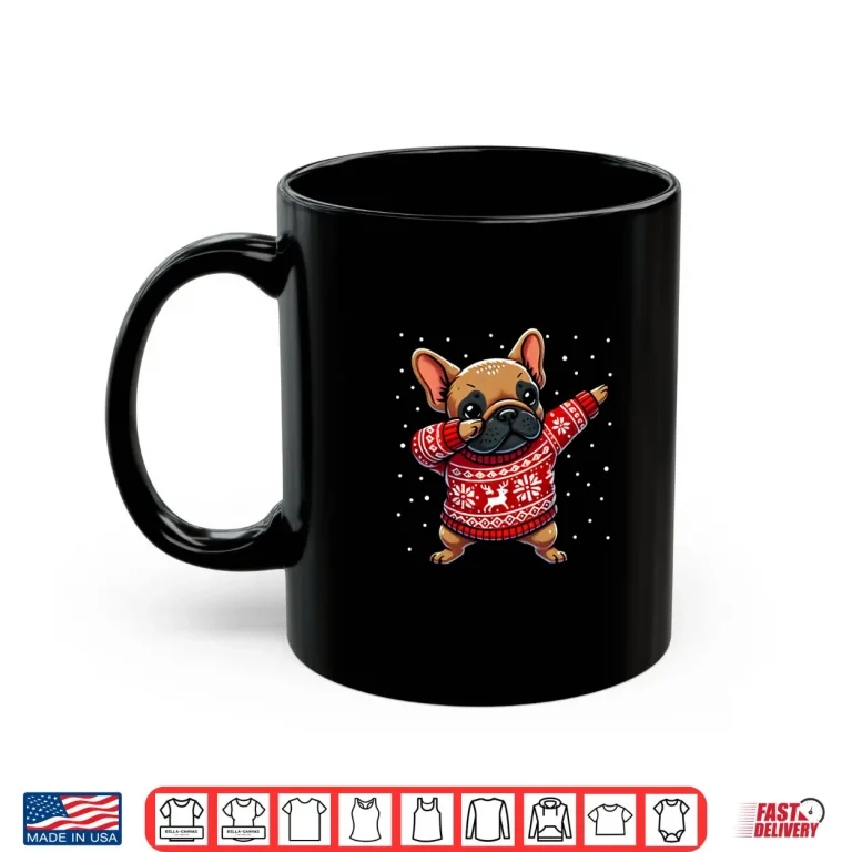 Mug Christmas French Bulldog Funny Frenchie Ugly Christmas Shirt