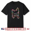 French Bulldog Christmas Light Funny Dog Lover Xmas Gift Shirt