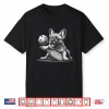 Pickleball French Bulldog Sketch Paddle Sport Shirt