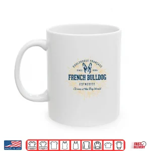 Mug Retro Vintage French Bulldog Long Sleeve Shirt
