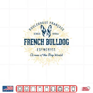 Design Retro Vintage French Bulldog Long Sleeve Shirt