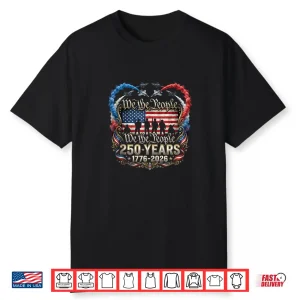 250 Years Patriotic Usa Flag Fighter Jets Boys 4Th Of July Shirt