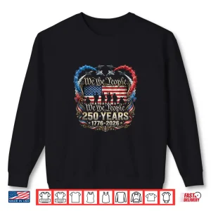 Sweatshirt 250 Years Patriotic Usa Flag Fighter Jets Boys 4Th Of July Shirt