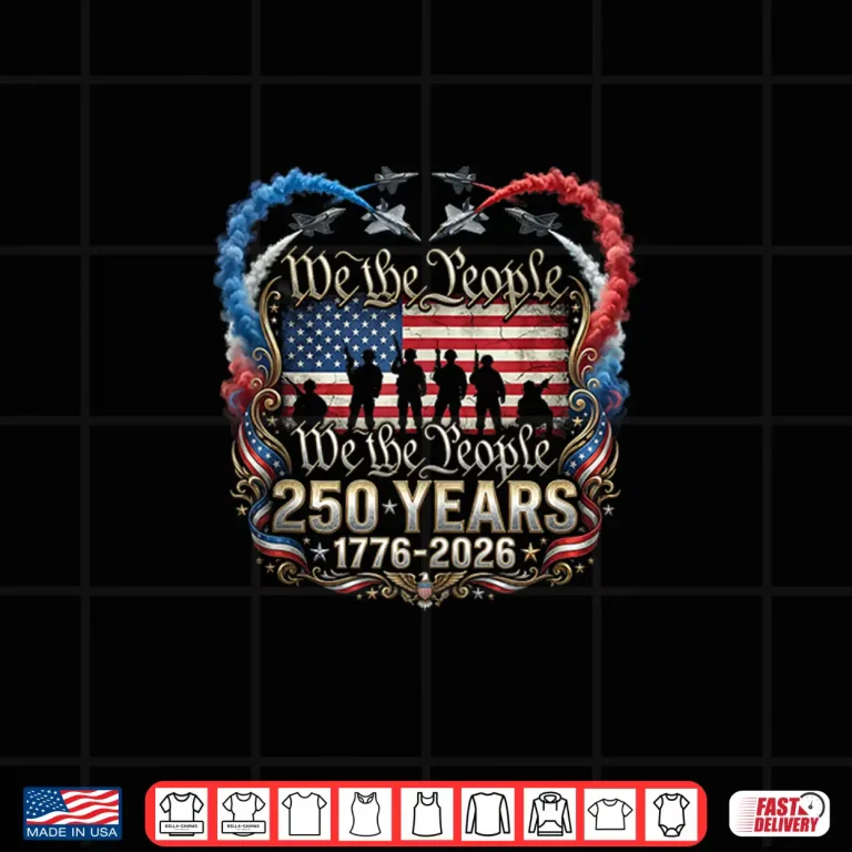 Design 250 Years Patriotic Usa Flag Fighter Jets Boys 4Th Of July Shirt