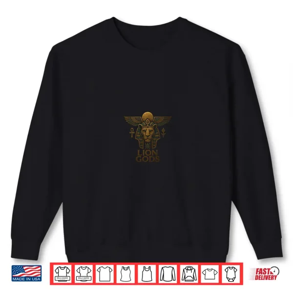 Sweatshirt Lion Gods Music Long Sleeve Shirt