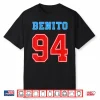 Team Benito 94 Jersey Number 94 Benito Shirt