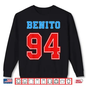 Sweatshirt Team Benito 94 Jersey Number 94 Benito Shirt
