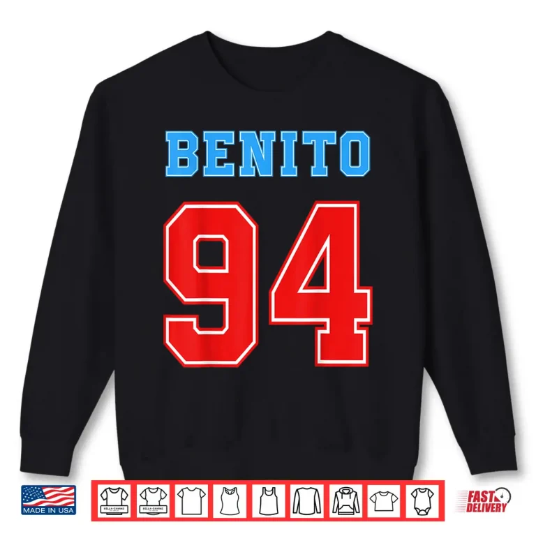 Sweatshirt Team Benito 94 Jersey Number 94 Benito Shirt