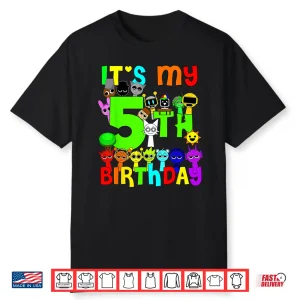 All Sprunky 5 Years Old Birthday Sprunky For Boys And Girls Shirt