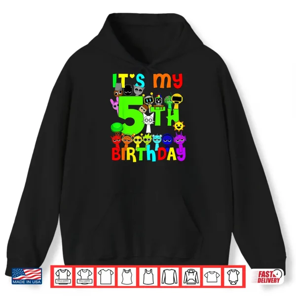 Hoodie All Sprunky 5 Years Old Birthday Sprunky For Boys And Girls Shirt