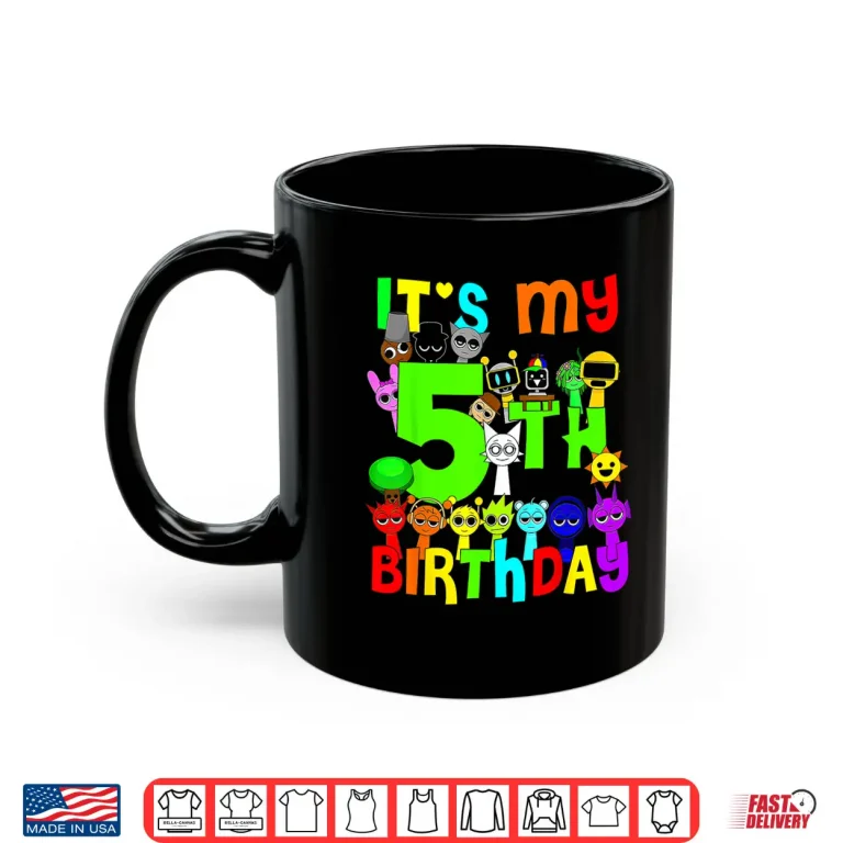 Mug All Sprunky 5 Years Old Birthday Sprunky For Boys And Girls Shirt