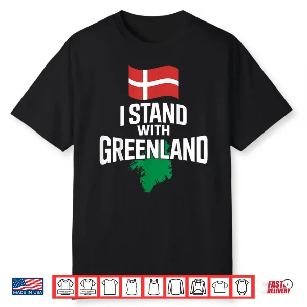 I Stand With Greenland Support Denmark Is Not For Sale Shirt