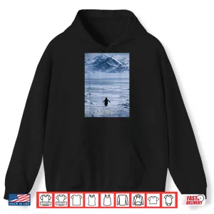 Hoodie Nihilist Penguin Trendy Penguin Mountains Shirt