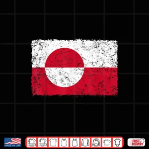 Vintage Greenland Flag Retro Greenlander Men Women Kids Shirt 4 Design Vintage Greenland Flag Retro Greenlander Men Women Kids Shirt
