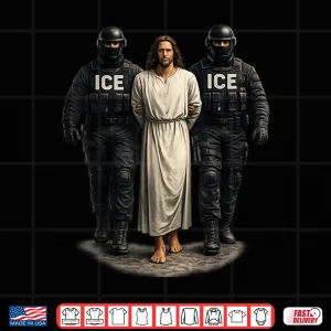 Design Vintage Ice Ice Arresting Jesus For Men Women Shirt Shirt