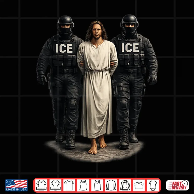 Design Vintage Ice Ice Arresting Jesus For Men Women Shirt Shirt