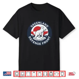 Greenland Guard Polar Bear Spear Arctic Emblem Long Sleeve Shirt