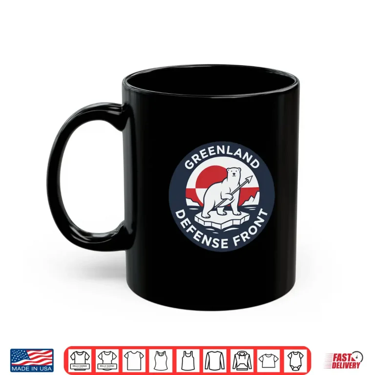 Mug Greenland Guard Polar Bear Spear Arctic Emblem Long Sleeve Shirt
