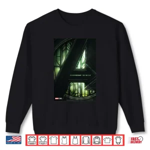 Sweatshirt Marvel Studios Avengers Doomsday Movie Teaser Poster Long Sleeve Shirt