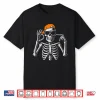 67 Meme Trendy Skeleton Halloween Funny Six Seven Gen Alpha Shirt