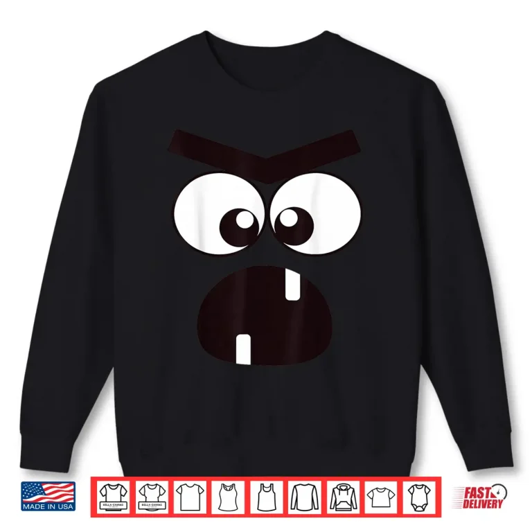 Sweatshirt Creepy Carrots Face Halloween Costume Shirt