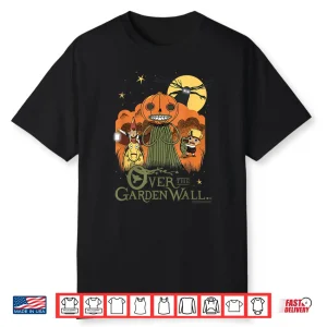 Over The Garden Wall Vintage Halloween Illustration Cartoon Shirt