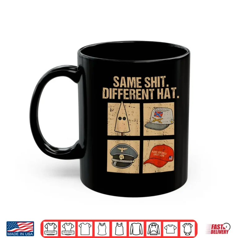 Mug Same Shit Different Hat Retro Vintage Funny Shirt