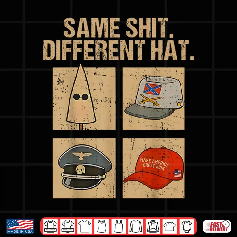 Design Same Shit Different Hat Retro Vintage Funny Shirt